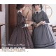 Surface Spell Poems Hidden In The Pleats Victorian Open Front One Piece(Limited Pre-Order/3 Colours/Full Payment Without Shipping)